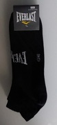 Skarpety Everlast roz. 43-46 72 % bawełna stopki czarne 3 pary