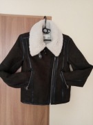 Skórzana Ramoneska Zamsz  H&M r. 34/36 