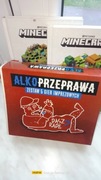 2 książki Minecraft i gra planszowa 