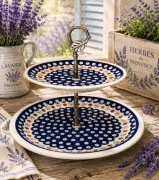 Patera ceramiczna Bolesławiec  2 w 1 27,5 cm ceramika Z.C. Bolesławiec 