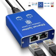 Przełącznik Ethernet 1 do 2 RJ45 2 porty 1000Mbps Network LAN Splitter