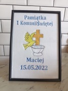 Haft komputerowy I Komunia Święta 