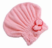 Czepek do  włosów polarowy RÓŻOWY na gumkę 