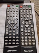 Dwa piloty do odtwarzacza DVD Manta