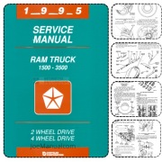 DODGE RAM 1500-3500 1995 Service Manual Instrukcja diagnostyki i napraw