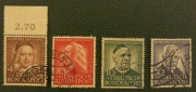 Rzadkie, Niemcy 1951-53. Michel 143,8 euro. 