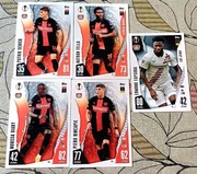 5 kart Bayer Leverkusen – Topps Match Attax 2023/2024 (bazowe, ale z energi