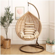 Fotel Wiszący Huśtawka Kokon z Poduszkami - Idealny do Ogrodu i Domu!