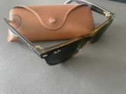 Ray Ban Ray-Ban okulary przeciwsłoneczne męskie kolor brązowy 0RB4374