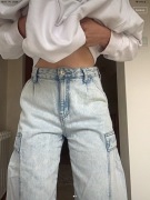 nowe spodnie balloom bershka mom jeans xxs xs 