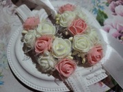 Opaska bezuciskowa na chrzest, roczek, sesje