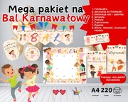 Mega Pakiet na Bal Karnawałowy A4 PDF do druku