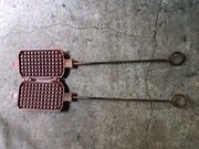 Stara sygnowana gofrownica antyk staroc retro 