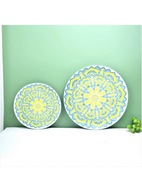 Ceramiczny talerz BOHO 26–28 cm – wyjątkowy design i ręczne wykonanie