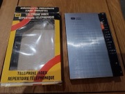 Indeks spis telefoniczny w metalowej obudowie skorowidz vintage retro 