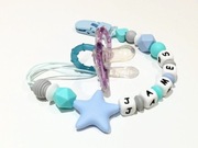 Personalizowana zawieszka do smoczka z imieniem, klips do smoczka