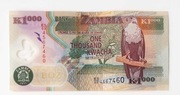 Zambia 1000 kwacha 2011 P.44 Stan -1 polimerowy