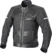 Kurtka motocyklowa skórzano-tekstylna BUSE Sunride czarna 48/S