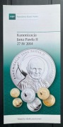 Folder NBP - Kanonizacja Jana Pawła II 27 IV 2014