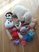 Zestaw zabawek pluszaki