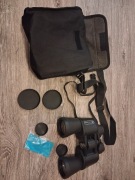 Czarna lornetka jak nowa