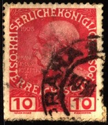 Austria (Occupation) Mi 144 Emperor Franz Joseph - PRAHA [CZ]