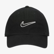 NIKE UNISEX HERITAGE86 CZARNA CZAPKA Z DASZKIEM BEJSBOLÓWKA BLACK HIT