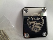 75 lat Fender, neck plate, płytka, płyta do przykręcania gryfu gitary