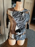 Bluzka w prążki rękaw 3/4