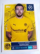 Topps naklejka uefa champions league 2025 /26 F. Andre Bjorkan 519 Bodo G. 