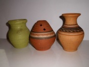 Ceramika 2 Wazony i Ikebana. lata 60/70te Cepelia PRL