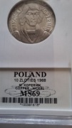 10 zł . 1968 rok. Mikołaj Kopernik .nota GCN.MS 69