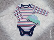 Body chłopięce dla dziecka paseczki bliżniaków 