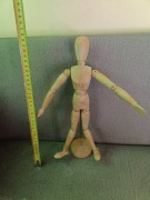 Drewniany manekin ludzik rzeźba figurka do nauki rysowania