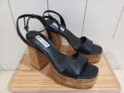 skórzane sandały na platformie Steve Madden roz. 41,5 wkładka 26,5 cm nowe