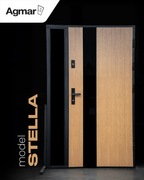Drzwi zewnętrzne AGMAR z dostawką 