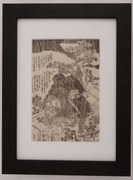 Ninja - drzeworyt japoński XIXw