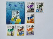 (876) znaczki i blok Węgry kosmos