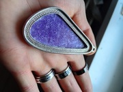 Wisior czaroit duży 