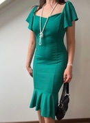 Sukienka Midi Z Falbanami, Mohito, Rozmiar L Lato casual impreza old money