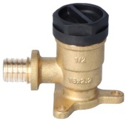 Kolano ścienne mosiężne z uszami GW ultraLINE-16 Rp1/2 L=41mm 2509286007