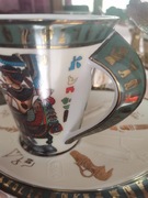 Porcelanowy kubek do kawy z podstawka-Egipt 