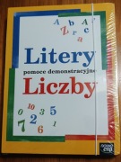 Litery Liczby karty pomoce demonstracyjne Nowa Era alfabet