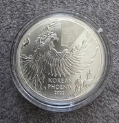 Komsco 2022 Korean Phoenix 1oz srebro