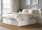 Łóżko z pojemnikiem Malm ikea białe 160cm