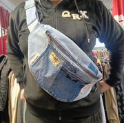 Nerka duża jeansowa upcyklingowa wodoodporna 