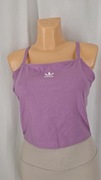 Crop Top Damski fioletowy Adidas