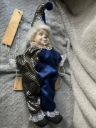 Stara marionetka 50cm kukiełka lalka klaun