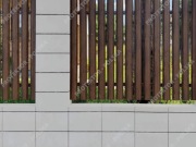 pustak ogrodzeniowy połówkowy podmurówka ścianka murek palisada przegroda