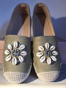 Espadryle z muszelkami Graceland rozm. 40 - 26,2cm